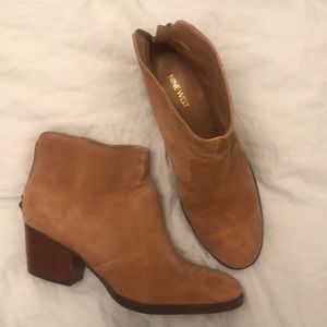Tan booties